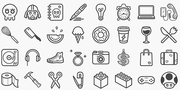 Flat Icons EPS by Jorge Calvo on Dribbble