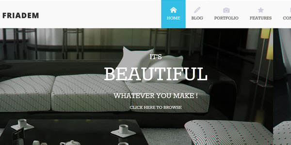 Friadem – Free Bootstrap Template
