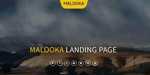 malooka-bootstrap-landing-page